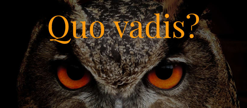 Quo vadis? Wohin gehst Du?